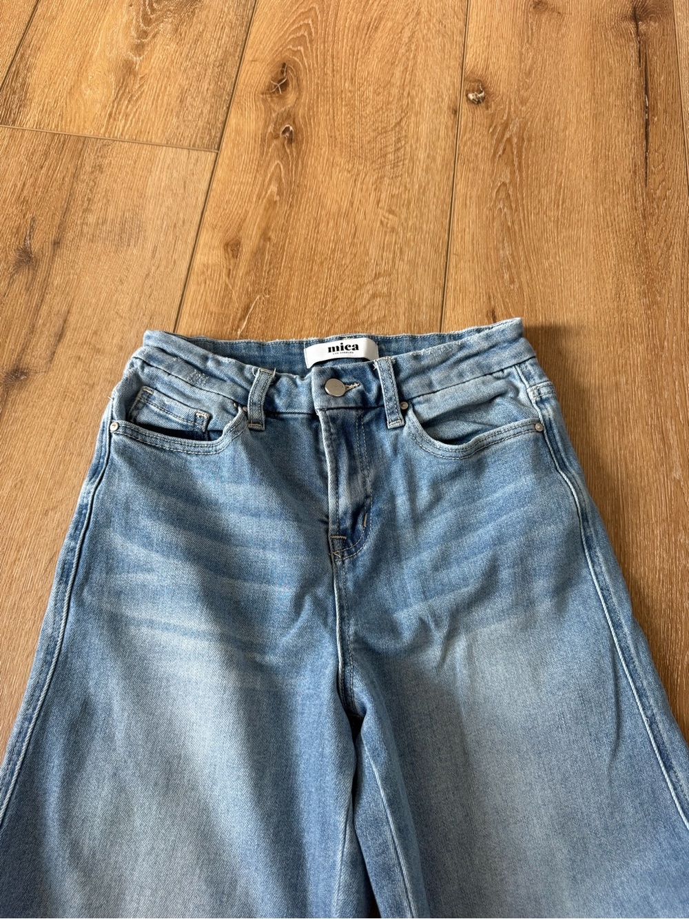Mica Denim High Rise Wide Leg Skater Jeans (Style Number MDP-W611) size 25 - Picture 9 of 11
